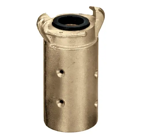 Kuriyama Q-BR2 1 in. to 1 1/4 in. Brass Two-Lug Sand Blast Hose Coupling