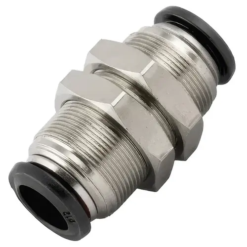 AIGNEP 50050N-10, 10 mm Push-To-Connect Bulkhead Union - Pack of 10