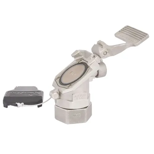 Control Devices DryLink® 1 in. Dry Disconnect Coupler, FNPT, Unpolished 316 Stainless Steel W/ PTFE Seal