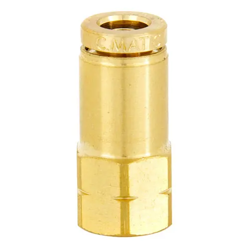 Kuriyama Kuri Tec Endure DOT 3/8 in. OD x NPTF Female Straight Fittings, Bronze