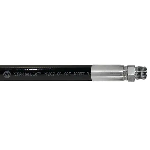 Kuriyama Piranhaflex PF267 1/2 in. Hydraulic Hose Assembly w/ Male NPT Ends