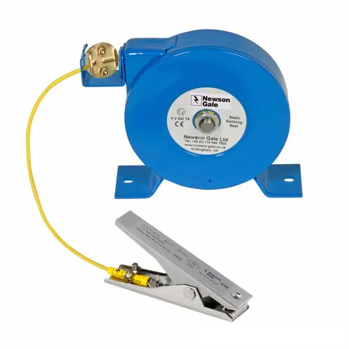 Newson Gale Cen-Stat Grounding Reels w/ 50 ft. Cable & Heavy Duty X90 SS Clamps