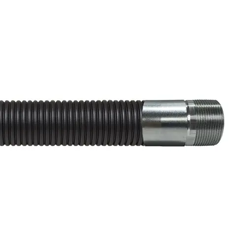 BadgerFlex Vac Truck 4 in. Abrasive Material Handling Hose w/ Male NPT Ends