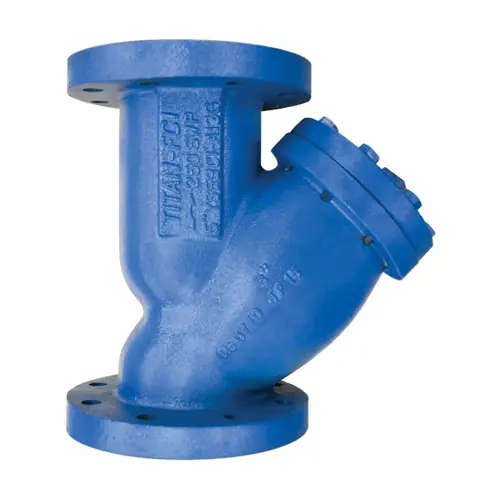 Titan Flow Control YS58I0500 5 in. Y-Strainer, Flanged, Cast Iron - ASME Class 125