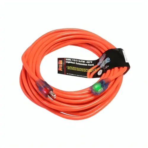 Century Wire and Cable 50 ft. 12/3 SJTW Pro Glo Extension Cord w/ CGM