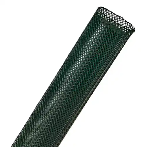 Techflex PTN0.50FG Flexo PET 1/2 in. x 100 ft. Braided Sleeve, Green