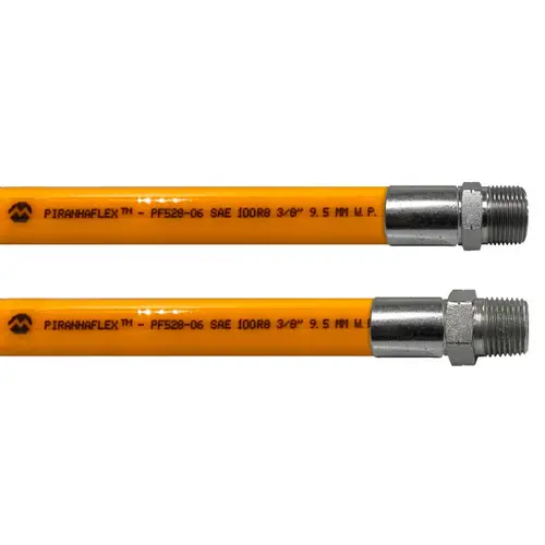 Kuriyama Piranhaflex PF528NC 1/2 in. Hydraulic Hose Assembly w/ Male NPT x Swivel Male NPT Ends