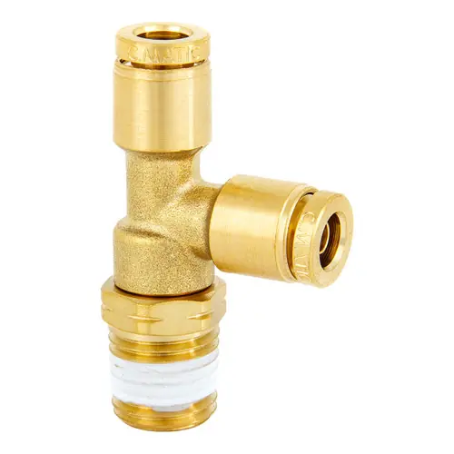 Kuriyama Kuri Tec Endure DOT 3/8 in. OD x NPTF Male Branch Swivel Tee, Bronze