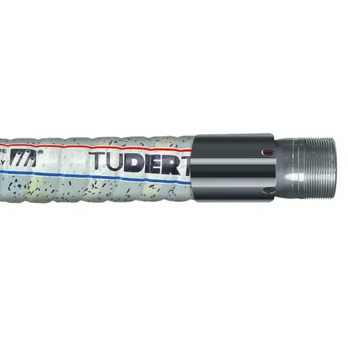 Tudertechnica Glidetech® PTFE Biotech 2 in. Chemical Suction & Delivery Hose Assemblies 150 PSI w/ Stainless Steel Male NPT Ends